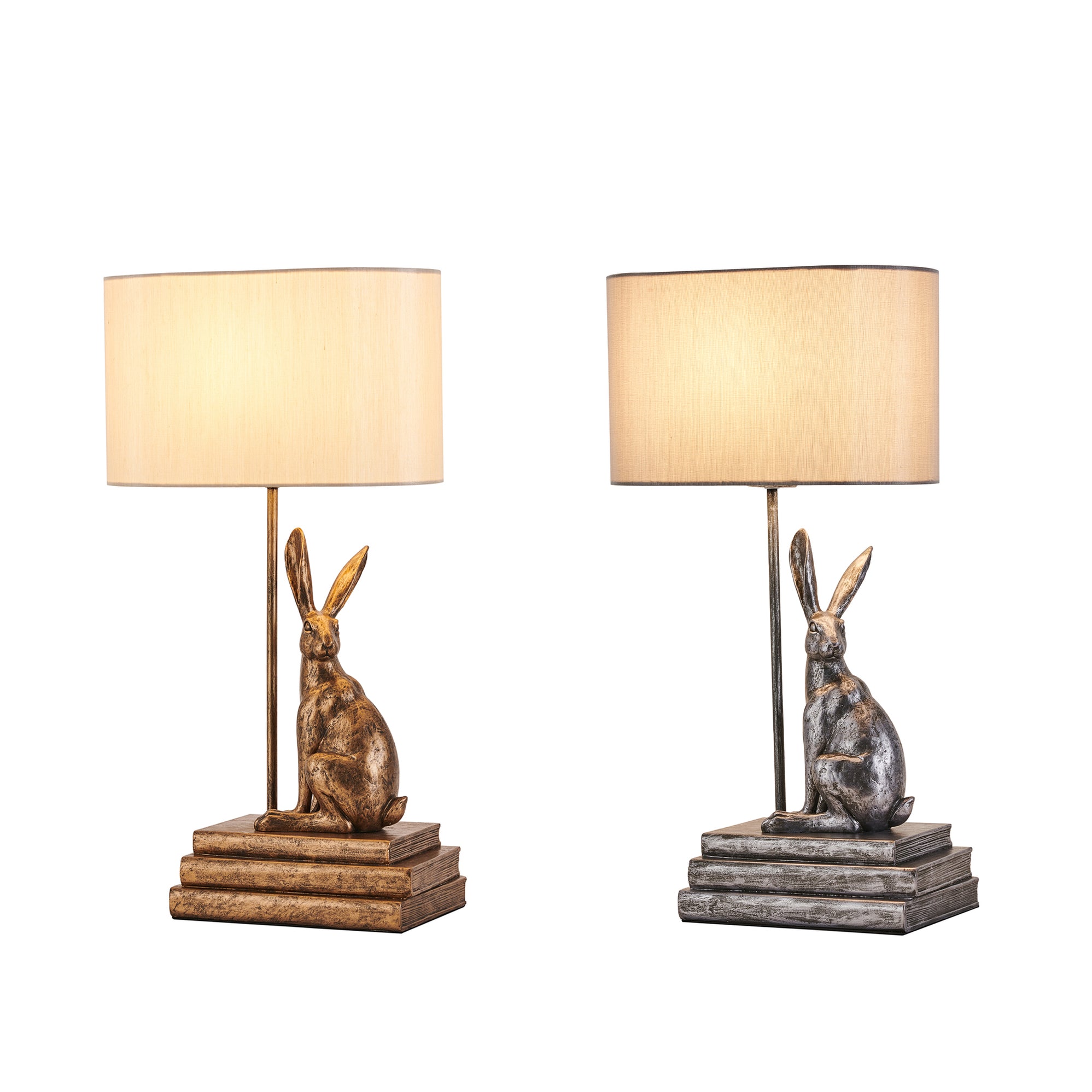 Rabbit Regal Table Lamp - Gold/Silver – Lexi Lighting
