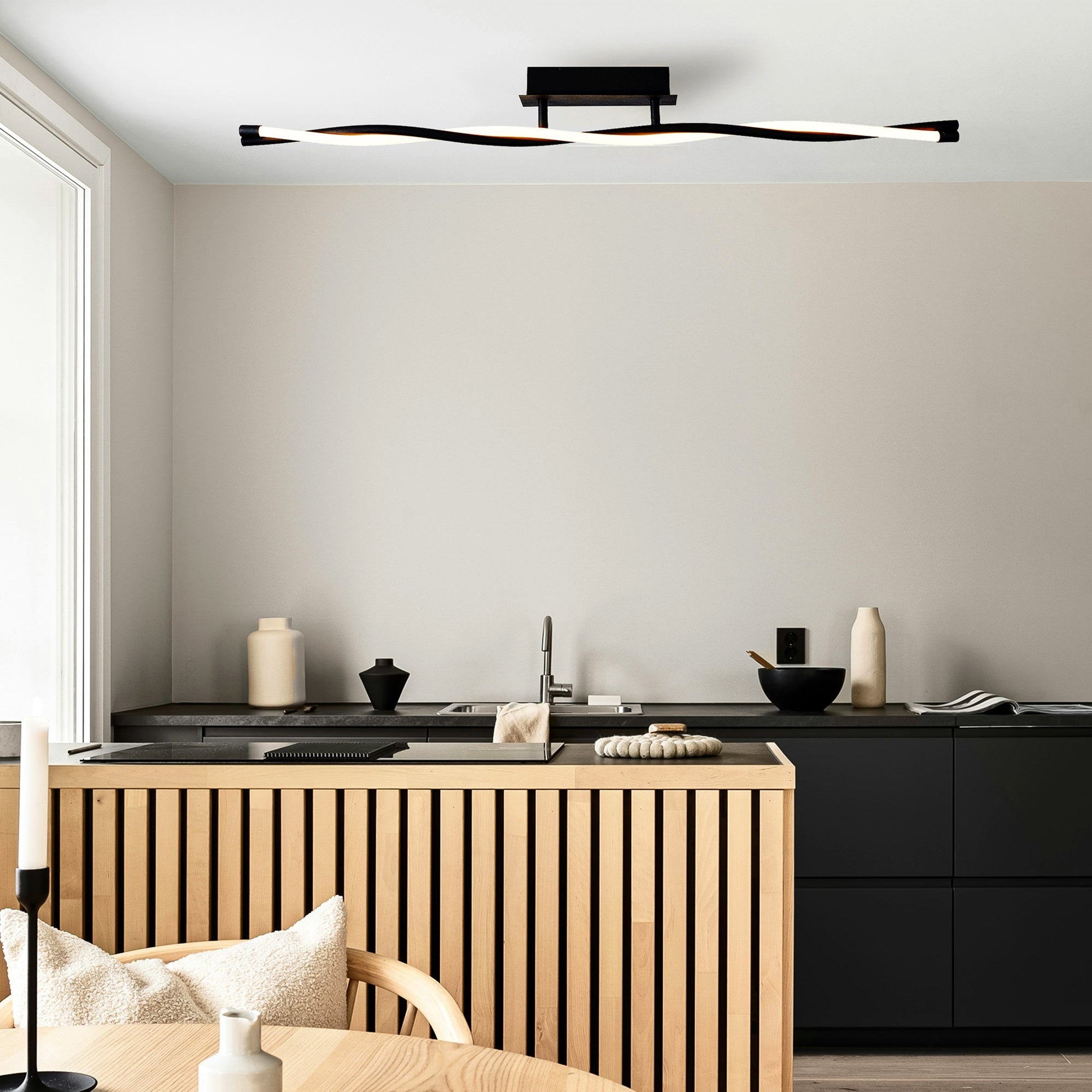 Rio LED Ceiling Light - Black – Lexi Lighting