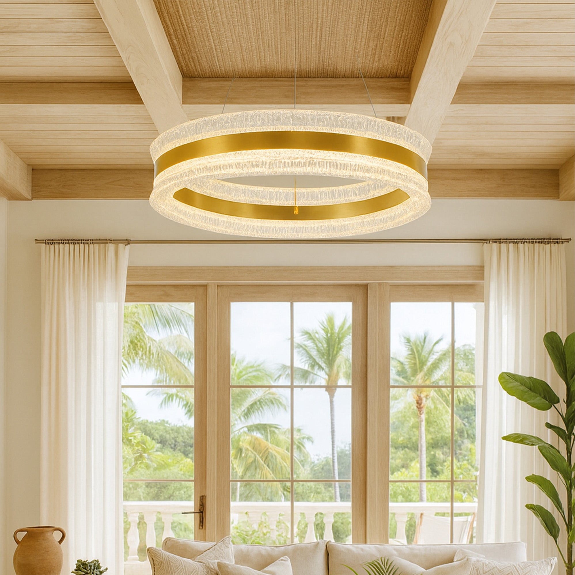 Apex Inbuilt LED CCT Halo Pendant Light – Lexi Lighting