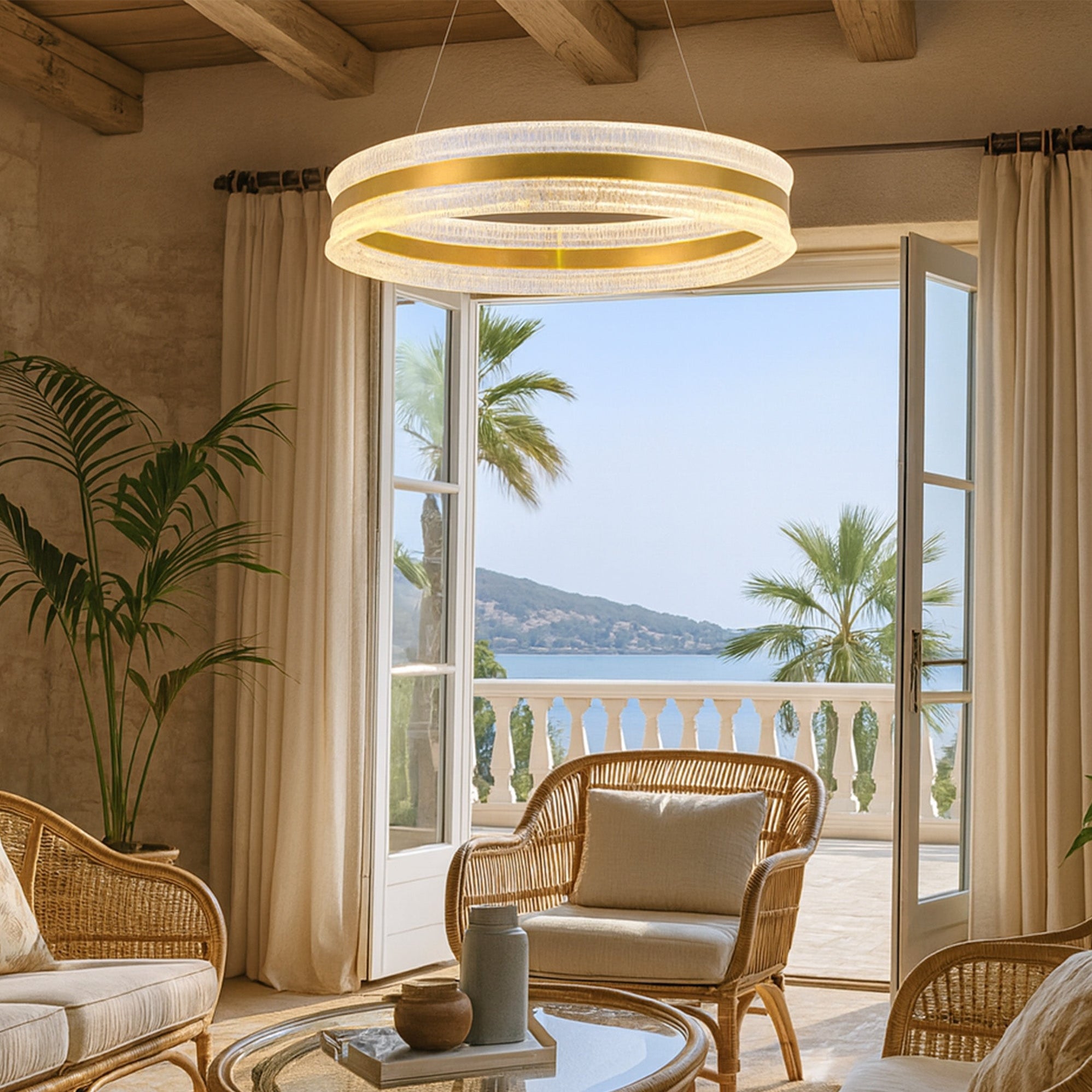 Apex Inbuilt LED CCT Halo Pendant Light – Lexi Lighting