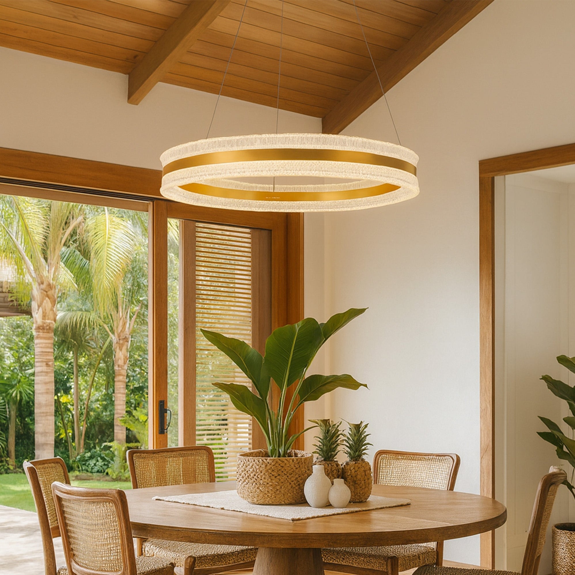 Apex Inbuilt LED CCT Halo Pendant Light – Lexi Lighting