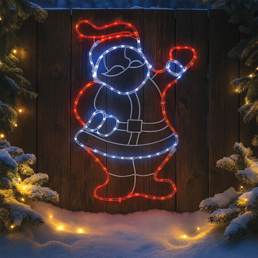 Santa Rope Light Silhouette – Lexi Lighting