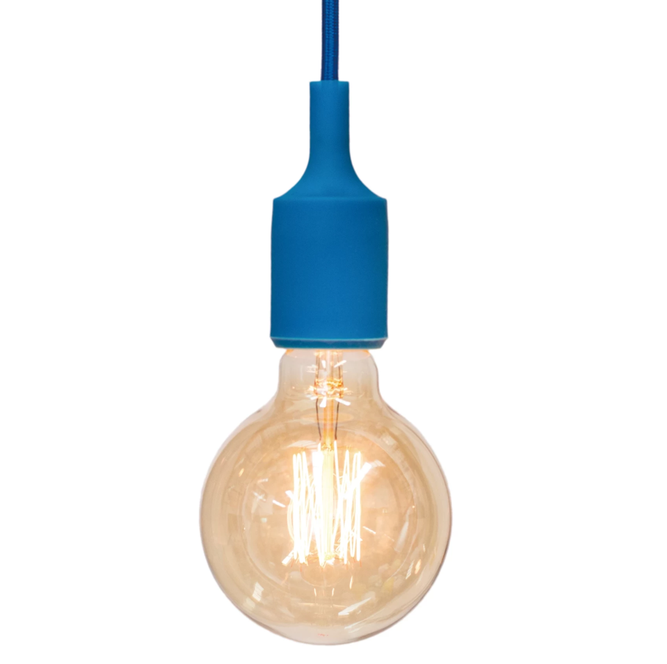 Blue Colour Silicone Ceiling Pendant Light Lexi Lighting