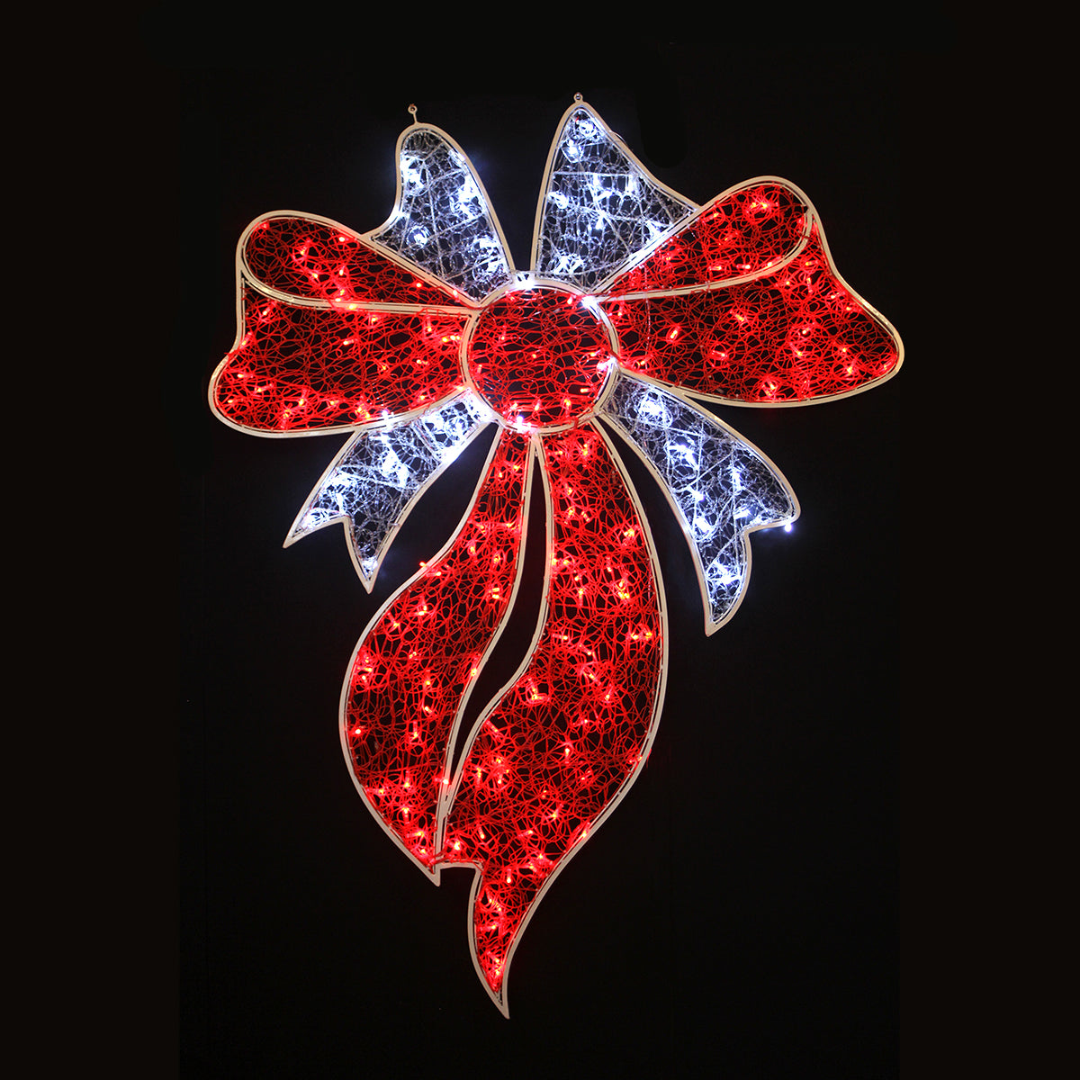 2D White/Red Ribbon and Bow - Outdoor LED Big Display Lights – Lexi ...