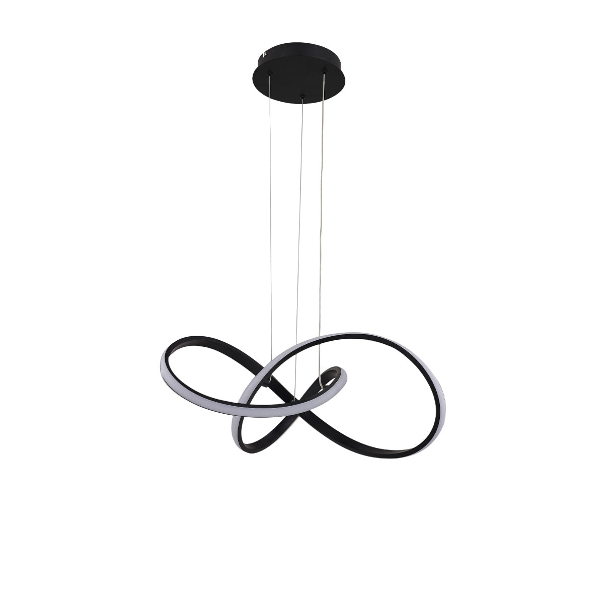 Diamanto Dimmable LED Pendant Light Black Lexi Lighting